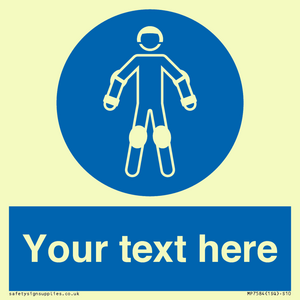 Custom protective roller sport equipment must be worn